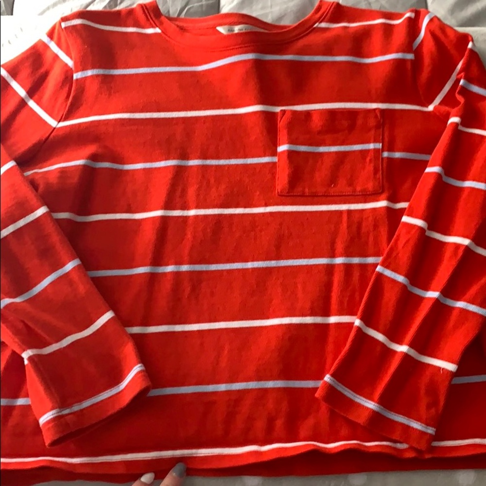 Striped long sleeve shirt